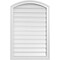 Ekena Millwork Arch Top Surface Mount PVC Gable Vent: Non-Functional, w/2"W x 1-1/2"P Brickmould Frame, 24"W x 34"H GVPAR24X3402SN - alternate 1